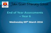 Wednesday 09th March 2016johnscurrprimary.weebly.com/.../45702965/year_6_sats_presentation… · Thursday 12 May 2016. Key stage 2 mathematics, Paper 3, reasoning. Weeks commencing