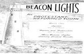 Beacon Lights...Surely the introduction of I~ymns inlo ot~r cli~~rcl~ services \\rould he sometlring alto- gether novel. Evrryonc knours tlii~t! I'nst dclxites at Classis ;ud Synotl