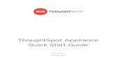 ThoughtSpot Appliance Quick Start Guide · Cable Networking ThoughtSpot Appliance Quick Start Guide Copyright © 2017 by ThoughtSpot. All Rights Reserved. 20