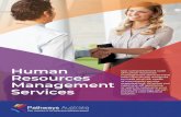 Human Resources - Pathways Australia€¦ · AN OVERVIEW Outsourced human resources management Documentation and compliance ... training community services leaders and employees Pathways