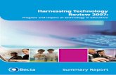 Harnessing Technology Review 2007 · Interactive whiteboards continue to be a focus for future spending and growth in schools, and their numbers do not appear to have reached a plateau