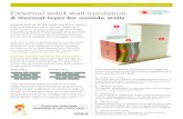External solid wall insulation - CSE...External solid wall insulation may be particularly suitable if you wish to avoid internal disruption, the loss of internal space or are doing