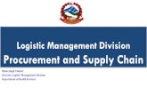 Logistic Management Division Procurement and Supply Chain · Grievance Redressal Mechanism. Web-based Grievance Redressal Mechanism not established DLI Target 2.1 Guidelines for Grievance