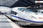 eutsche Bahn D Integrated Interim Report January– June 2019 · close cooperation with the Federal Government, among other things by implementing Digital Rail for Germany, accelerating