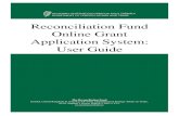 Reconciliation Fund Online Grant Application ... - dfa.ie · reconciliation@dfa.ie Reconciliation Fund Online Grant Application System: ... application to the Department of Foreign