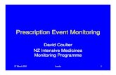 Prescription Event Monitoring - WHO · Prescription-event monitoring -recent progress and future horizons. Br J Clin Pharmacol 1998; 46: 195-201. 27 March 2003 Lusaka 6 Randomised