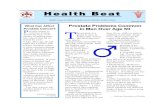 Health Beat - Meriden · 1/12/2017  · Enlarged prostate, or be-nign prostatic hyperplasia — a common problem in older men that may cause dribbling after urination or a need to