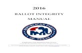 OCR Document - Republican Party of Texas...County Chair Ensures GOP is Represented at Every Poll Site 5. County Chair Nominates Presiding and Alternate Election Judges ... 2016 Ballot
