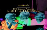Children’s Frames LIGHT & FLEXIBLE · Il design è stato studiato nei dettagli per offrire il massimo comfort. ... garantendo la massima l’efﬁcacia delle lenti polarizzate.