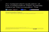 An independent evaluation of the Collaborative Pairs ... · An independent evaluation of the Collaborative Pairs Australia National Demonstration Trial Final Evaluation Report Prepared