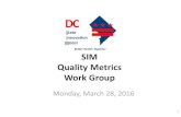 SIM Quality Metrics Work Group - | dhcf · •FY 2014-2016 DC Healthy Community Collaborative Community Health Improvement Plan –Sexual Health •Routine Screenings for Sexually