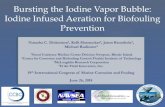 Bursting the Iodine Vapor Bubble: Iodine Infused Aeration for … Dickenson.pdf · 2018. 6. 26. · Bursting the Iodine Vapor Bubble: Iodine Infused Aeration for Biofouling Prevention.