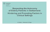 Respecting the Autonomy of Elderly Patients in …184c2f54-68f4-44ca-a236-e1c...cancer diagnosis 2) How are patient values and wishes discussed in clinical encounters Semi-structured