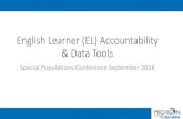 English Learner (EL) Accountability & Data Tools · Accountability Student Data File for the EL Components Accountability Student Data File for the Content Area Components *Values