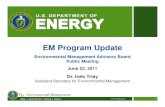 EM Program Update - energy.gov · Microsoft PowerPoint - Triay EM Update Presentation.071311 Author: schmiel Created Date: 7/13/2011 12:09:10 PM ...