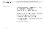 GAO-18-169, Accessible Version, FEDERAL HEALTH-INSURANCE ... · Page 1 GAO-18-169 Federal Health-Insurance Marketplace 441 G St. N.W. Washington, DC 20548 Letter December 21, 2017