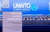 Tourism and the Sustainable Development Goals · 9/27/2017  · The World Tourism Organization (UNWTO), the United Nations Development Programme (UNDP), PWC and HTW CHUR are jointly