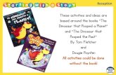 based around the books “The Dinosaur that Pooped a Planet” and … · 2020. 7. 2. · Reception These activities and ideas are based around the books “The Dinosaur that Pooped