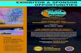 EXHIBITOR & SPONSOR OPPORTUNITIES brochure 18.pdf · • Welcome Reception Cosponsor - Sun • Registration Counters - Sun & Mon • Delegate Luncheon - Mon or Wed • Exhibit Hall
