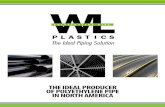 WL Plastics - HDPE Pipe Manufacturer · PLASTICS WL Plastics, Inc. 3575 Star Circle Suite 300 FortWorth, Texas 76177 THE VALUE IN PIPING WL Plastics HDPE pipe provides durability