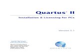 Quartus II Installation & Licensing for PCs · ALTERA CORPORATION INSTALLATION & LICENSING FOR PCS V Preface The Quartus® II Installation & Licensing for PCs manual provides the