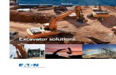Excavator solutionspub/@eaton/@hyd/docu… · reduce power loss, ensure smooth starting and stopping and improve overall mechanical efficiency of the application. Specifications Displacement:
