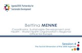 Bettina MENNE - Guvernul Romanieidezvoltaredurabila.gov.ro/.../04/...Menne-Health-is-a-political-choice.pdf · Bettina MENNE Coordinator, Sustainable Development and Health - World