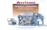 Bulletin 728 Acrisonjbindustrial.com/.../uploads/2017/...Weigh-Feeders.pdf · DRY SOLIDS FEEDER ILLUSTRATED NOTE: For liquid feeders, the dry solids supply hopper is replaced with