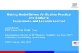 Making Model-Driven Verification Practical and Scalable ... Testing Software Controllers References: