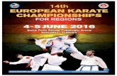 EUROPEAN KARATE CHAMPIONSHIPS FOR …...2014/04/05  · These 14th European Karate Championships for the Regions in Kocaeli, Turkey, are surrounded by great expectation after the very