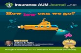 How low can we go? - Insurance AUM Journal€¦ · The Columnist Steve Doire, CPA, CFA, CPCU Owner & President DCS Financial Consulting Steve is a recognized industry leader with