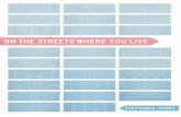 On the streets where you live Stephanie Jones Canberra … · On the streets where you live Stephanie Jones Canberra Contemporary Art Space CCAS City 1 June – 1 July 2017 charts