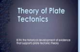 8.9A the historical development of evidence that supports plate tectonic theory - FLIPPED OUT SCIENCE… · He named the single landmass –Pangaea (“all lands”) ›His theory