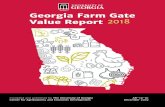 2018 Farm Gate Cover€¦ · 1 2018 Georgia Agricultural Commodity Rankings Rank Commodity Farm Gate 1 % of GA Total Broilers $4,460,396,286 32.43% 2 Eggs $948,205,221 6.89%