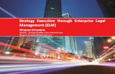 Strategy Execution through Enterprise Legal Management (ELM)bizintegration.in/2016/indialegalsummit/ppt/NirupamSrivastava.pdf · A leading BI tool, Microstrategy, embedded Over 50