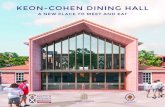KEON-COHEN DINING HALL - Scotch College, Melbourne · for a large refectory dining space. It incorporates a canteen kitchen . within the existing eastern end of the building, and