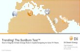 Trending! The SunBurn Test™ - Dii Desertenergy · 2018. 10. 31. · SunBurn Test™ technical paper is a publication under the Dii Toolkit Initiative The Dii Toolkit “Establishes