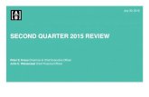 SECOND QUARTER 2015 REVIEW...Second Quarter 2015 Review | In US $ Billions Firmwide Overview: Second Quarter 2015 3 2Q15 2Q14 $485.1 $480.2 2Q15 2Q14 $492.6 $464.2 2Q15 2Q14 $24.8