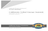 California Tribal Energy Summit · Energy Resiliency and Energy Sovereignty . During summit panel forums, tribes share d energy and transportation case studies. Case studies showcased