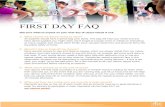 what to expect FIRST DAY FAQ - Boca Dance Studio · FIRST DAY FAQ Not sure what to expect on your first day of class? Check it out: 1. What should my dancer bring to class? All students