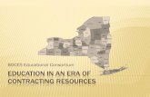 BOCES Educational Consortium EDUCATION IN AN ERA OF ... · BOCES CTE Opportunities AP Courses H.S. Electives Alternative Education Low Wealth School Districts (CWR < 1.000) 33% 21%