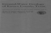 Ground-Water Geology of Karnes County, Texas · By R. B. ANDERS ABSTRACT The exposed rocks and those underlying Karnes County dip toward the Gulf of Mexico at average rates ranging