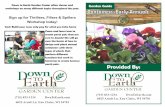 Down to Earth Garden Center offers classes and Garden Guide · 2016. 1. 28. · Down to Earth Garden Center offers classes and workshops on many different topics throughout the year.