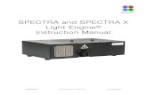 57-10006 SPECTRA Manual 081017 - Lumencor€¦ · Lumencor SPECTRA and SPECTRA X light engines are designed for laboratory use by bioanalytical researchers and/or developers of life