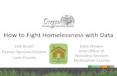 How to Fight Homelessness with Data - Lane County · Lane County. Oregon Housing and Community Services • Prioritization ... VI-SPDAT Score Distribution. Oregon Housing and Community