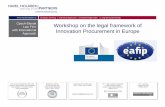 Workshop on the legal framework of Innovation Procurement ...ec.europa.eu/information_society/newsroom/image/document/2015-… · effective involvement of the private sector, simpler