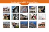 Housing Authority 2007-08 Annual Report...2007-08 Housing Authority Annual Report 9 2007-08 Key Statistics 2006-07 2007-08 Public rental housing waiting list (number of applications)