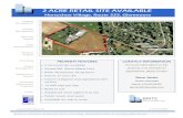 2 ACRE RETAIL SITE AVAILABLE · 2 acre pad site available Zoned RM (Rural Mixed Use) Bank, Restaurant, Drug Store Part of 17 acre site Future realigned and signalized inter-section