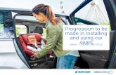 Progression to be made in installing and using car seats. Remco S_Installi… · 1. Observatory research: get insights in current use of car seats through consumer research 2. Share