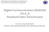 Digital Communication (650533) CH 6 4 Passband Data ...€¦ · CH 6_4 Passband Data Transmission Philadelphia University/Faculty of Engineering Communication and Electronics Engineering